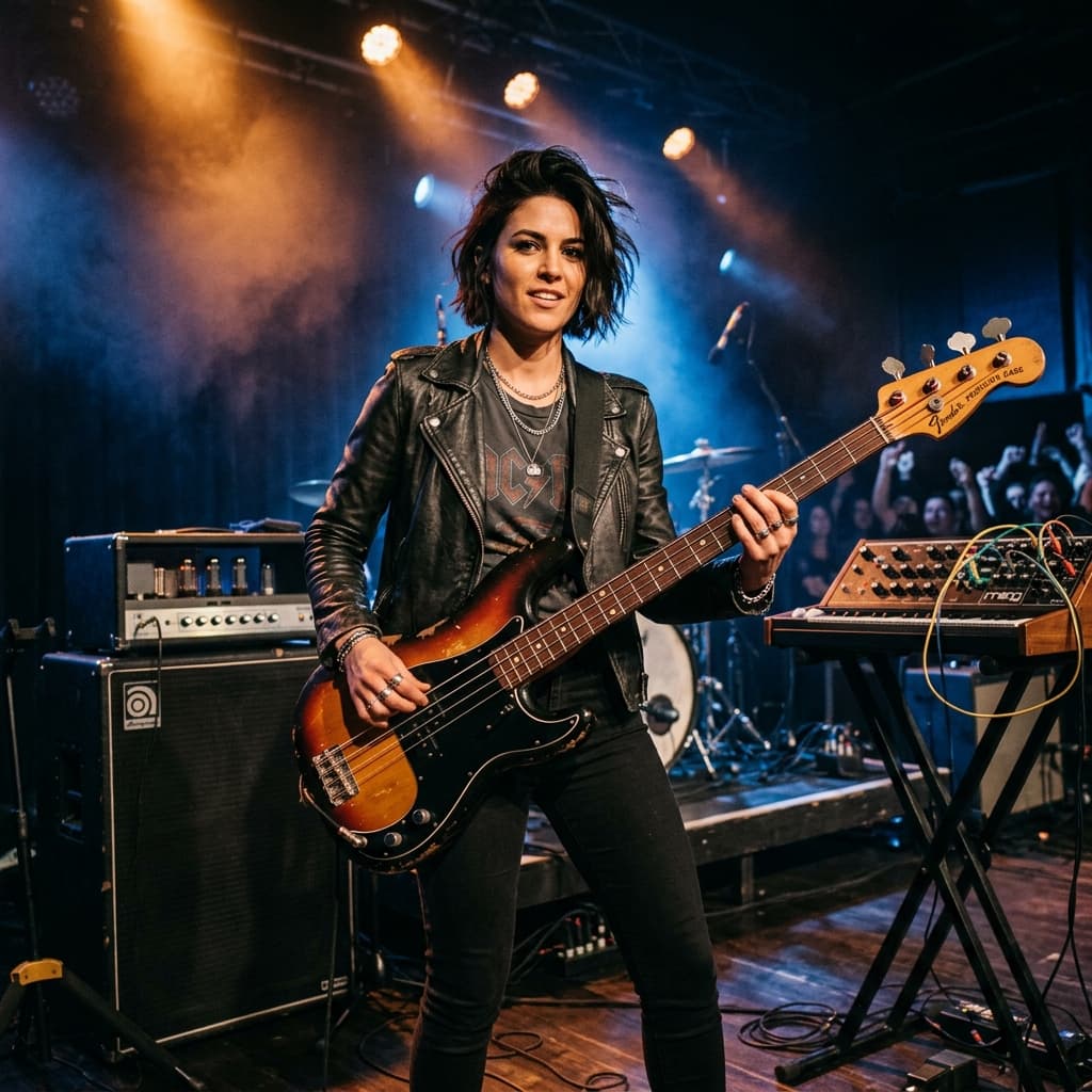 Retrato oficial de Clara Morales - Bajo Eléctrico, Sintetizadores & Coros